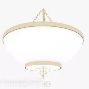 Home White Chandeliers V3 3d model