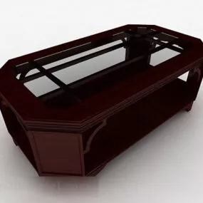 Brown Coffee Table 3d model