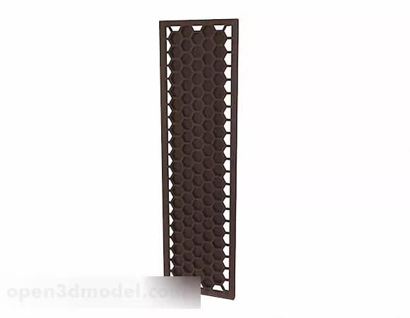 Chinese Style Wooden Partition 3d model Chinese Style Wooden Partition 3d model