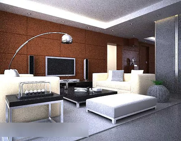 Modern Living Room Interior V27 3d model Modern Living Room Interior V27 3d model