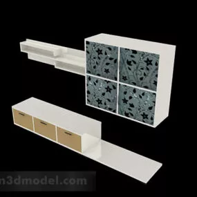 Home Simple Cabinet V3 3d model