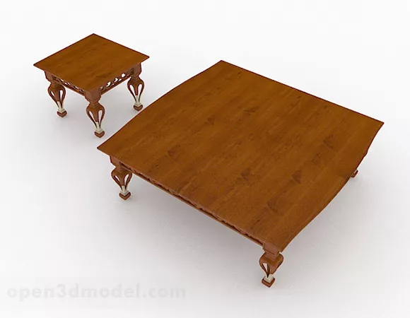 Chinese Solid Wood Home Coffee Table V1 3d model Chinese Solid Wood Home Coffee Table V1 3d model