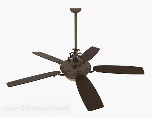 Small Electric Desk Fan 3d model
