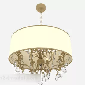 Round Classic Chandelier 3d model