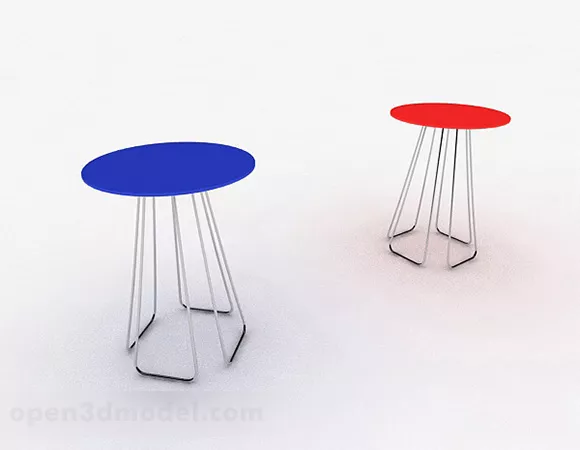 Simple Home Furniture Stool 3d model Simple Home Furniture Stool 3d model