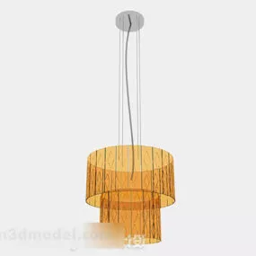 Yellow Home Chandelier V7 3d model