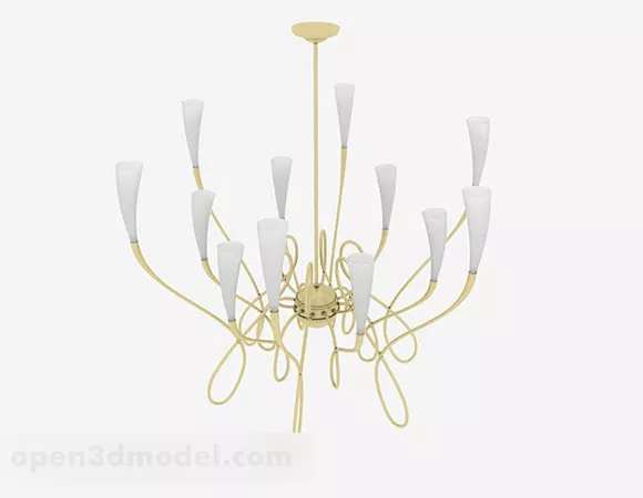 Home Chandelier Design 3d model Home Chandelier Design 3d model
