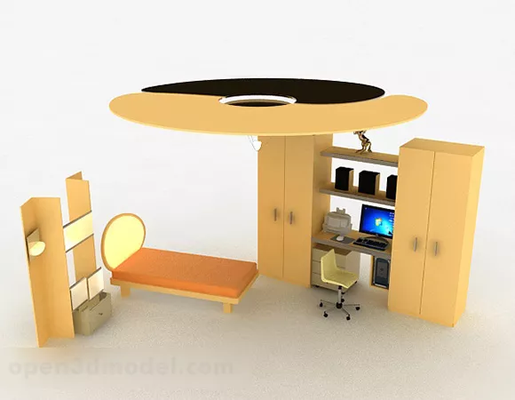 Study Room 3d model Study Room 3d model