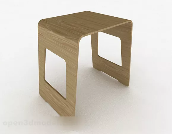 Simple Home Stool Design 3d model Simple Home Stool Design 3d model