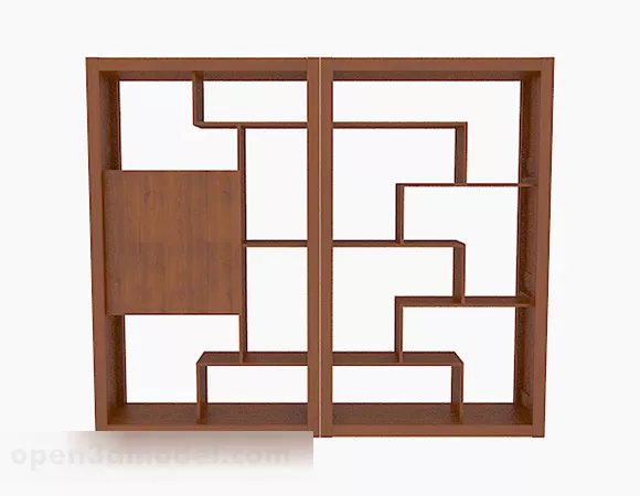 Chinese Style Wooden Display Cabinet Design 3d model Chinese Style Wooden Display Cabinet Design 3d model