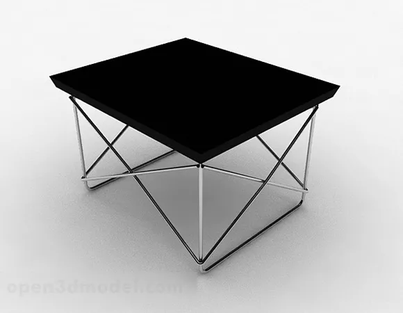 Black Minimalistic Coffee Table Design 3d model Black Minimalistic Coffee Table Design 3d model