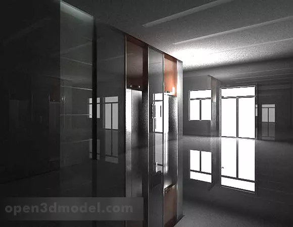 Elevator Design Interior 3d model Elevator Design Interior 3d model