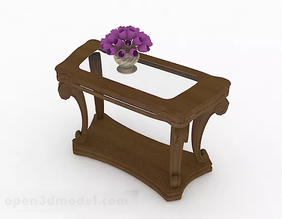Brown Coffee Table Furniture V1 3d model Brown Coffee Table Furniture V1 3d model