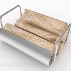 Burning Wood Pile Furniture 3d model
