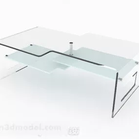 Personalized Glass Coffee Table Furniture 3d model