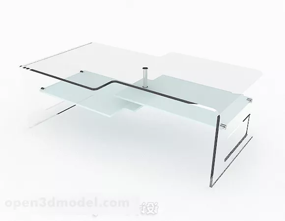 Personalized Glass Coffee Table Furniture 3d model Personalized Glass Coffee Table Furniture 3d model