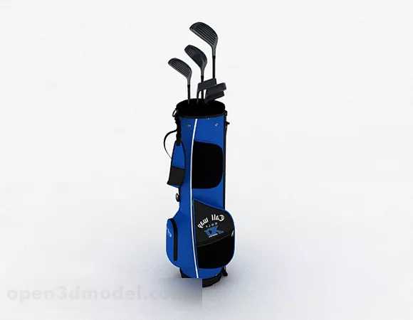 Sport Golf Course Flags 3d model