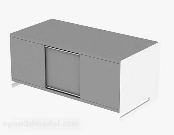Simple Tv Cabinet Decor 3d model Simple Tv Cabinet Decor 3d model