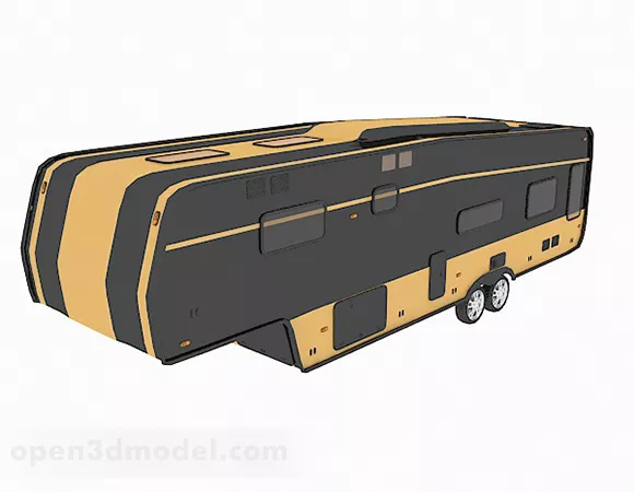 Peanut Bus 3d model