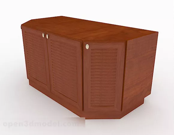 Wooden Home Bedside Table V1 3d model Wooden Home Bedside Table V1 3d model
