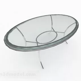 Glass Home Coffee Table V1 3d model