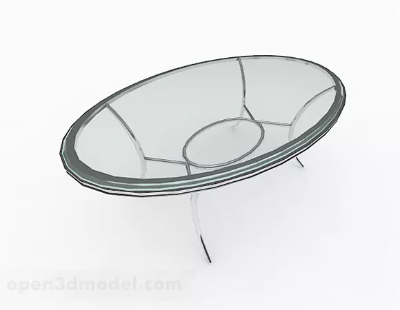 Glass Home Coffee Table V1 3d model Glass Home Coffee Table V1 3d model