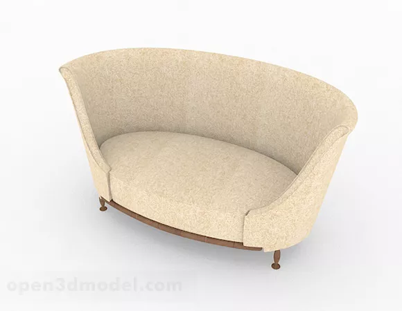 Light Brown Multi-seater Sofa V1 3d model Light Brown Multi-seater Sofa V1 3d model