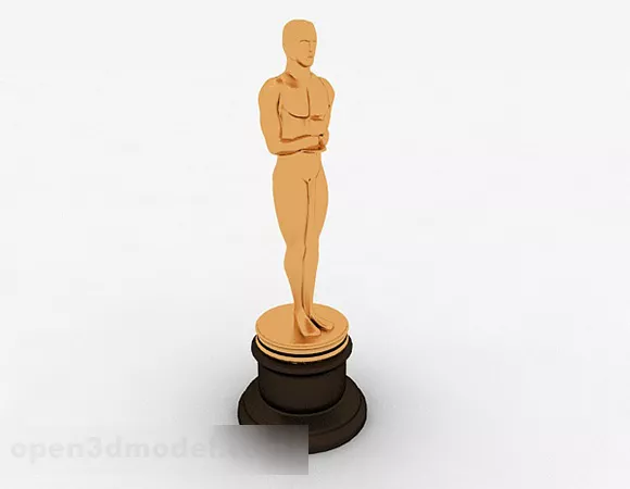 Oscar Statue 3d model Oscar Statue 3d model