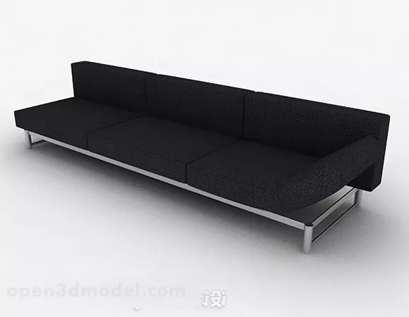 Minimalist Multi-seats Sofa Furniture 3d model Minimalist Multi-seats Sofa Furniture 3d model