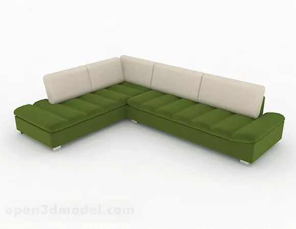 Green Multi-seats Sofa Furniture V1 3d model Green Multi-seats Sofa Furniture V1 3d model