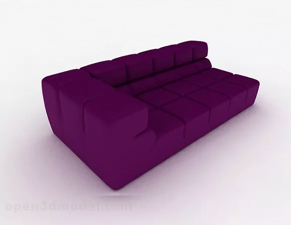 Emerald Green Loveseat Sofa 3d model