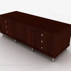 Wood Tv Cabinet Furniture 3d model