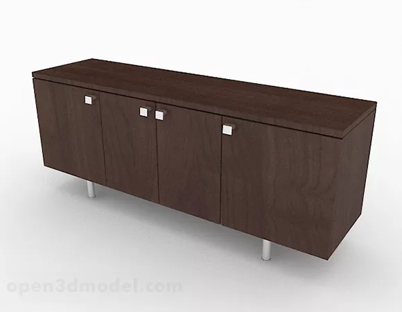 Simple Wooden Tv Cabinet Furniture V1 3d model Simple Wooden Tv Cabinet Furniture V1 3d model