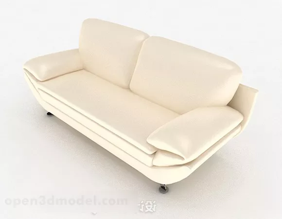 Reclining Sofa Loveseat 3d model