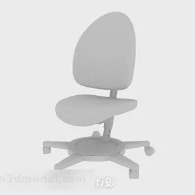 Gray Office Chair Furniture 3d model