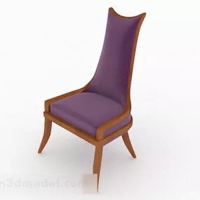 Hotel Purple Single Sofa 3d model