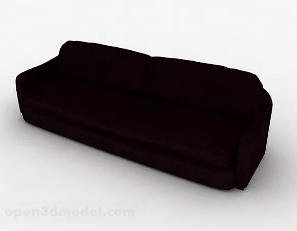 Brown Multi-seats Sofa Furniture Design V1 3d model Brown Multi-seats Sofa Furniture Design V1 3d model