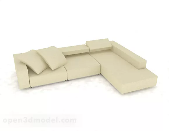 Green Multi-seats Sofa Furniture Design V3 3d model Green Multi-seats Sofa Furniture Design V3 3d model