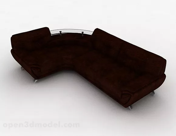 Corner Multi-seats Sofa Furniture Design 3d model Corner Multi-seats Sofa Furniture Design 3d model