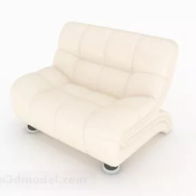 Simple Leisure Single Sofa Decor 3d model