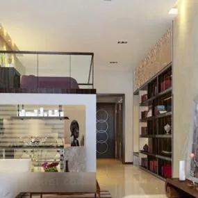 Modern Living Room Decor Interior 3d model