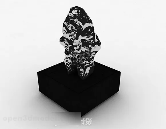 Table Art Decor 3d model Table Art Decor 3d model