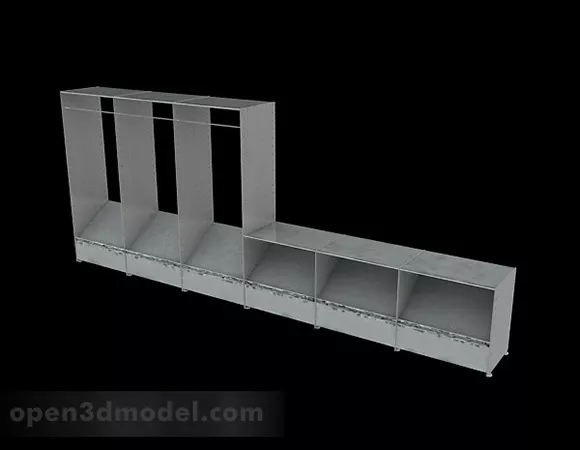 Simple Home Cabinet Decor 3d model Simple Home Cabinet Decor 3d model
