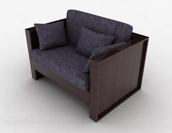 Brown Minimalist Single Sofa Decor V1 3d model Brown Minimalist Single Sofa Decor V1 3d model
