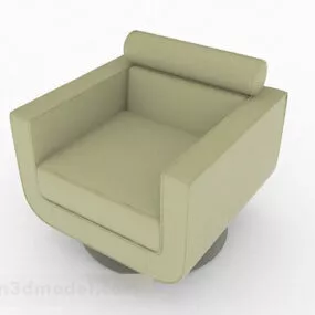 Green Sofa Chair Furniture 3d model