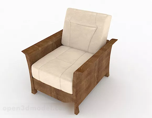 Brown Home Sofa Chair Furniture V1 3d model Brown Home Sofa Chair Furniture V1 3d model