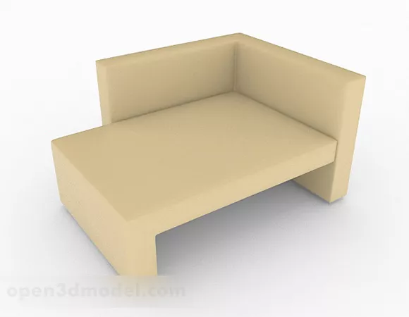 Yellow Minimalist Sofa Chair Furniture V2 3d model Yellow Minimalist Sofa Chair Furniture V2 3d model