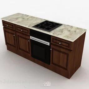 Kitchen Lower Cabinet Furniture 3d model