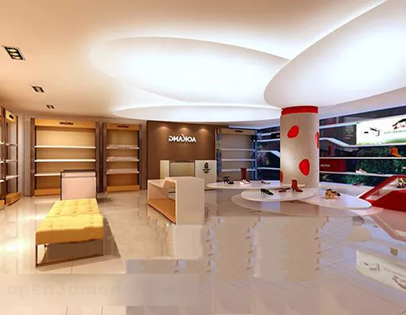 Circle Liquid Shape Decoration 3d model