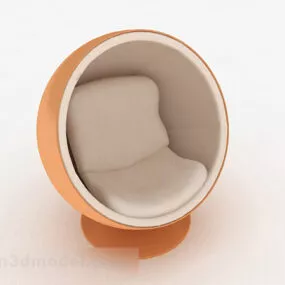 Creative Simple Single Sofa Furniture 3d model